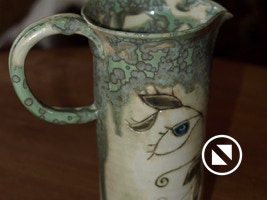 kann vaas kristallglasuur