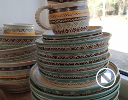 Signe Krigul  taldrik kruus keraamiline