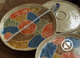 Piusa Savikoda savist taldrik