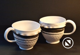 Käsitreitud portselan